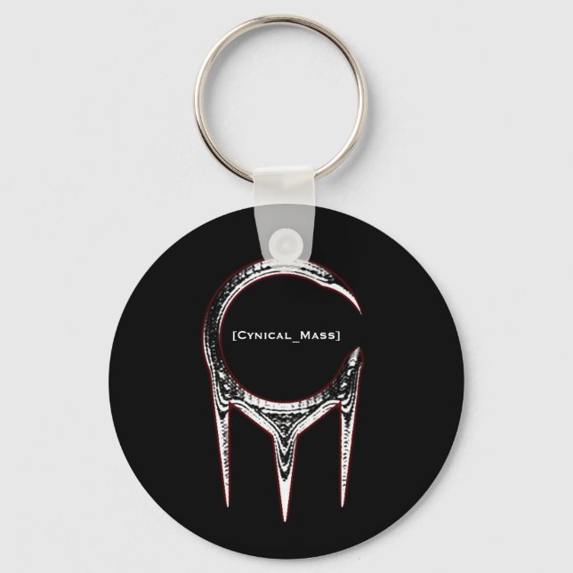Cynical Mass Keychain Black (Front)