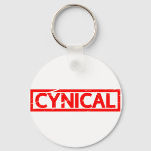 Cynical Stamp Keychain