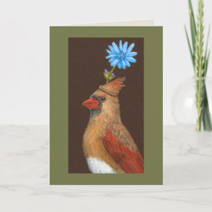 Cynthia the cardinal card