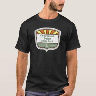 Cypremort Point State Park Louisiana La Badge Vaca T-Shirt