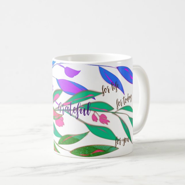 Cypress Affirmation Quotidienne Café Mug (Devant droit)