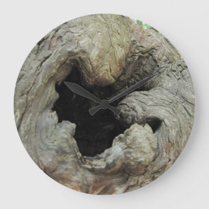 Cypress Knee Wall Clock