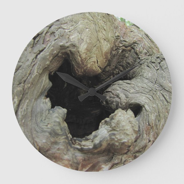 Cypress Knee Wall Clock (Front)