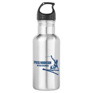 Cypress Mountain British Columbia Skier 532 Ml Water Bottle