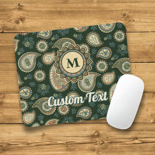 Cypress Paisley Pattern Mouse Pad