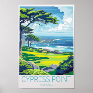 Cypress Point California Travel Poster