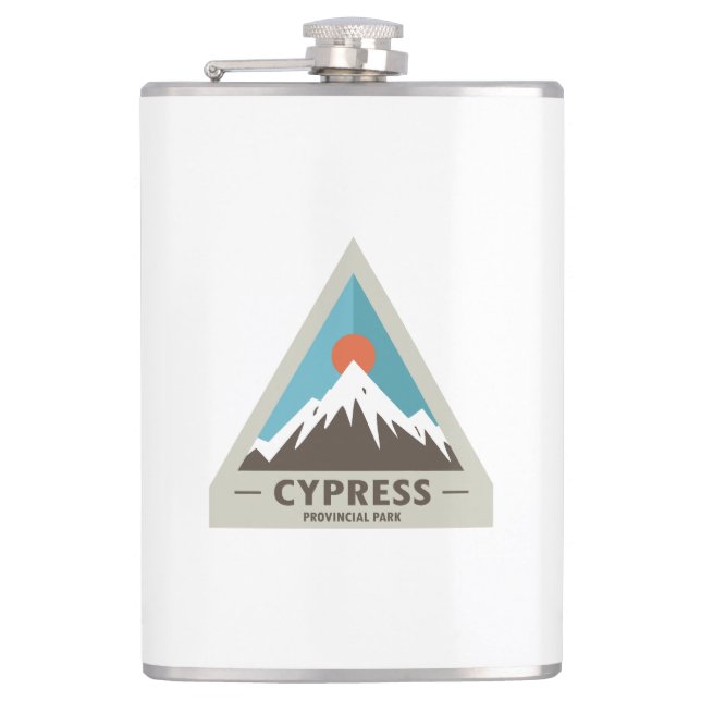 Cypress Provincial Park Hip Flask (Front)