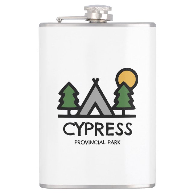 Cypress Provincial Park Hip Flask (Front)