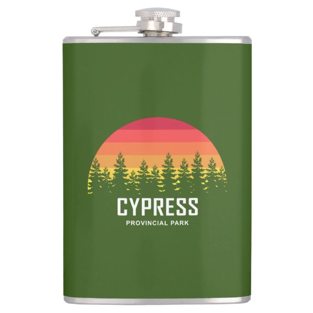 Cypress Provincial Park Hip Flask (Front)