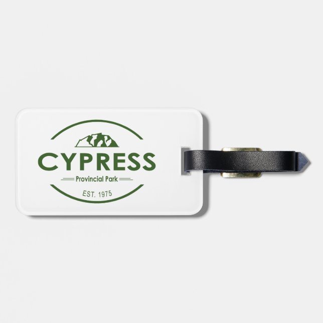 Cypress Provincial Park Luggage Tag (Back Horizontal)