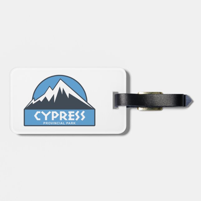 Cypress Provincial Park Luggage Tag (Back Horizontal)