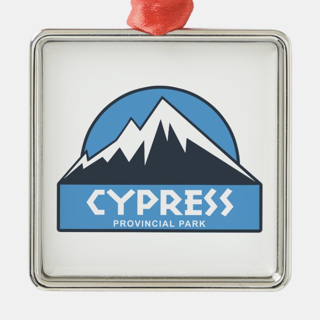 Cypress Provincial Park Metal Ornament (Front)