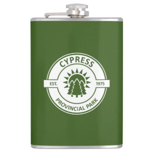 Cypress Provincial Park Sun Trees Hip Flask