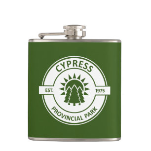Cypress Provincial Park Sun Trees Hip Flask