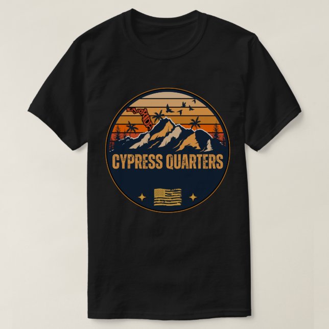 Cypress Quarters, Florida  T-Shirt (Design Front)