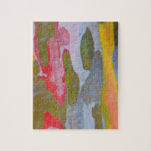 Cypress tree bark patterns, Italy Jigsaw Puzzle