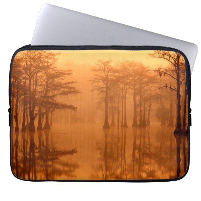 Cypress Trees George Smith State Park Laptop Sleeve (Front)