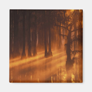 Cypress Trees   George Smith State Park Magnet