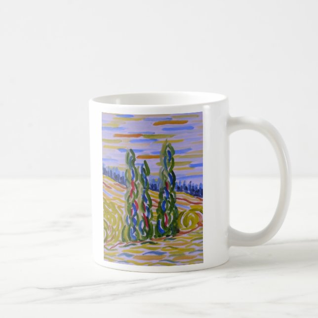 Cypresses Coffee Mug (Right)