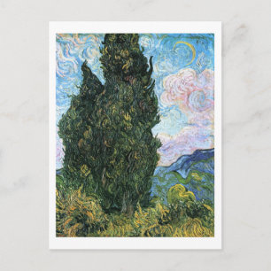 Cypresses, Vincent van Gogh Postcard