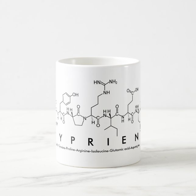 Cyprien peptide name mug (Center)