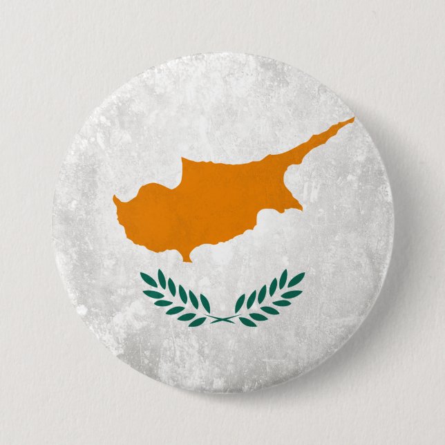 Cyprus 3 Inch Round Button (Front)