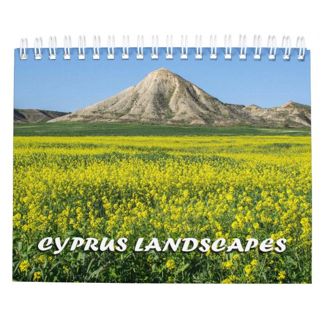 Cyprus calendar landscapes (Back)