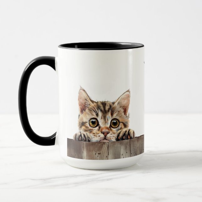 Cyprus Cat Mug (Left)