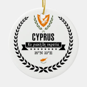 Cyprus Ceramic Ornament