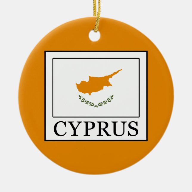 Cyprus Ceramic Ornament (Front)