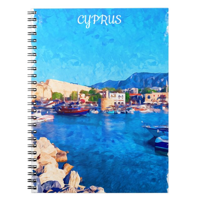 Cyprus Coastal Scenery Travel Notebook (Front)