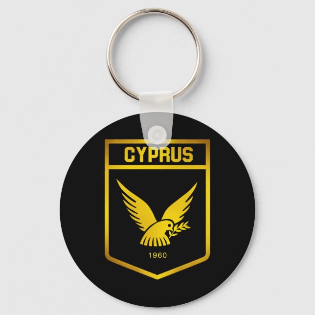Cyprus Emblem Keychain (Front)