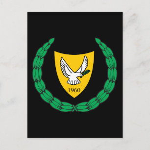 cyprus emblem postcard
