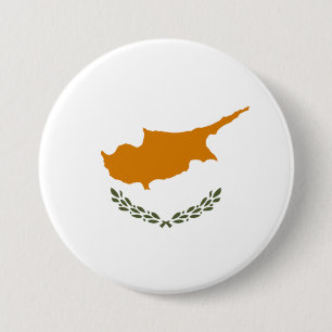 Cyprus Flag 3 Inch Round Button
