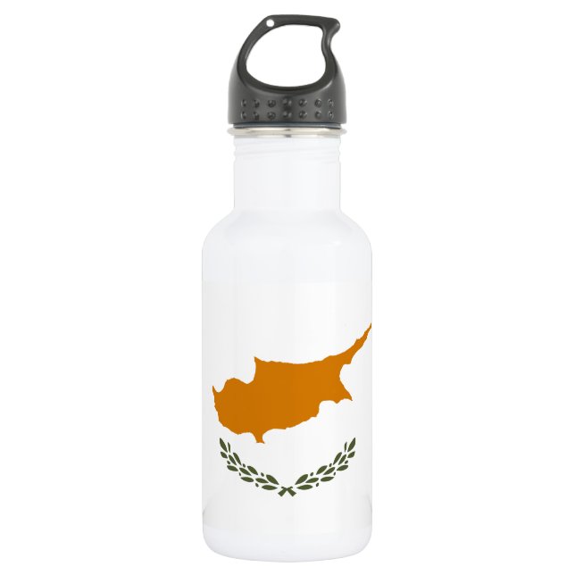 Cyprus Flag 532 Ml Water Bottle (Front)