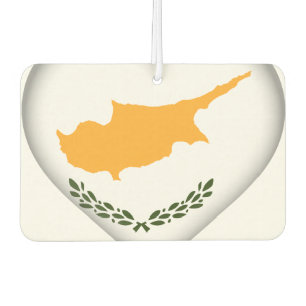 Cyprus Flag Air Freshener