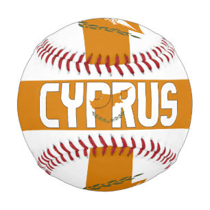 Cyprus Flag and Coat of Arms Patriotic Baseball