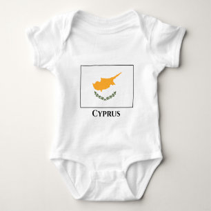Cyprus Flag Baby Bodysuit