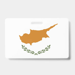 Cyprus flag badge