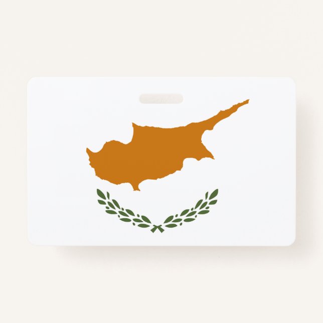 Cyprus flag badge (Front)