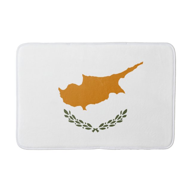 Cyprus Flag Bath Mat (Front)