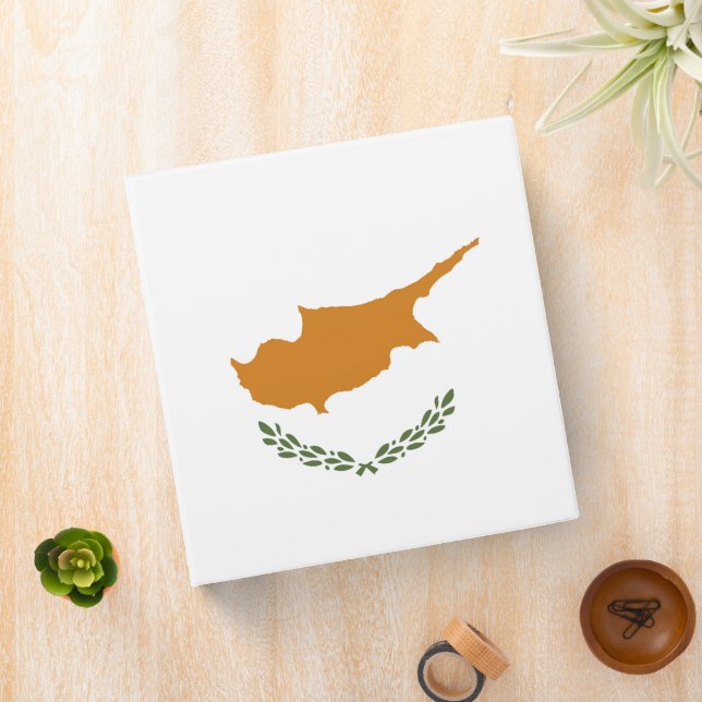 Cyprus flag binder (In Situ)