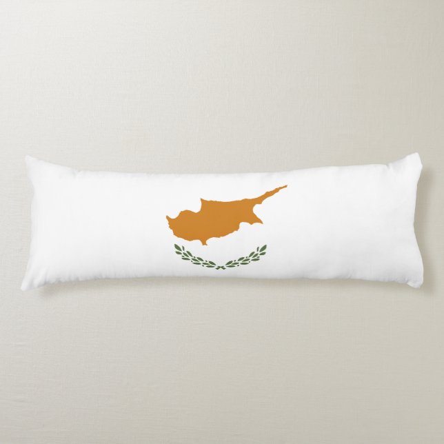 Cyprus flag body pillow (Front)
