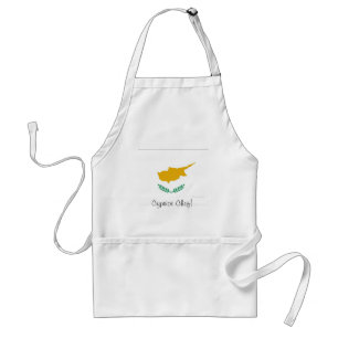 Cyprus flag cypriot chef apron souvenir