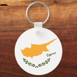 Cyprus Flag & Cyprus holiday, patriots / sports Keychain