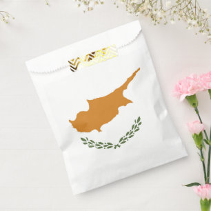Cyprus flag favour bag