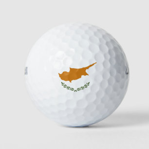Cyprus flag golf balls