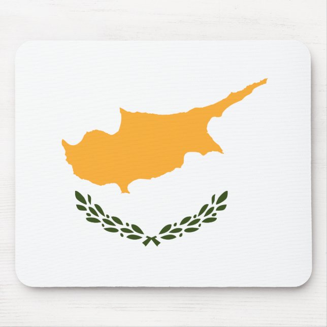Cyprus Flag Mouse Pad (Front)