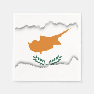 Cyprus Flag Napkin