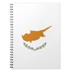 Cyprus flag notebook